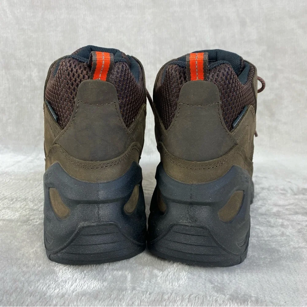 NEW Merrell Strongfield Men's 6" Boots 11.5 Brown Leather Waterproof Carbon Toe_8